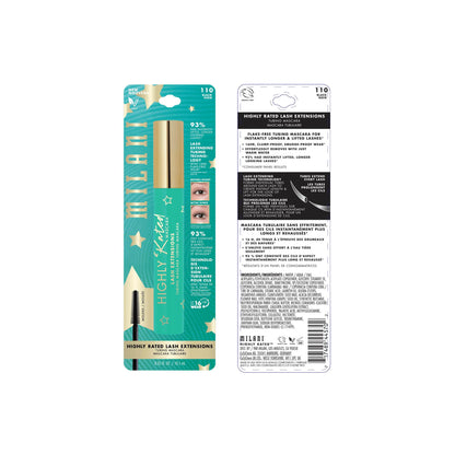 Milani Tubing Mascara – Lash Extension Look, 2-Pack, Shea Butter, Vegan