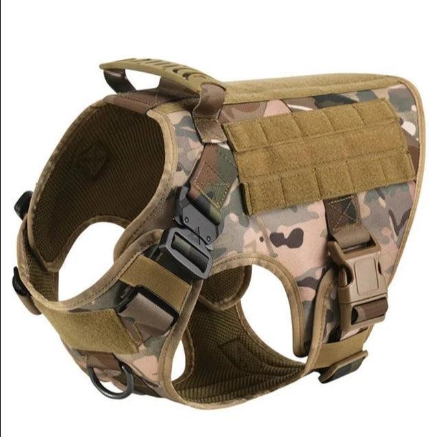 Military Grade Tactical Dog Harness Set
