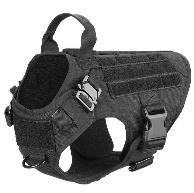 Military Grade Tactical Dog Harness Set