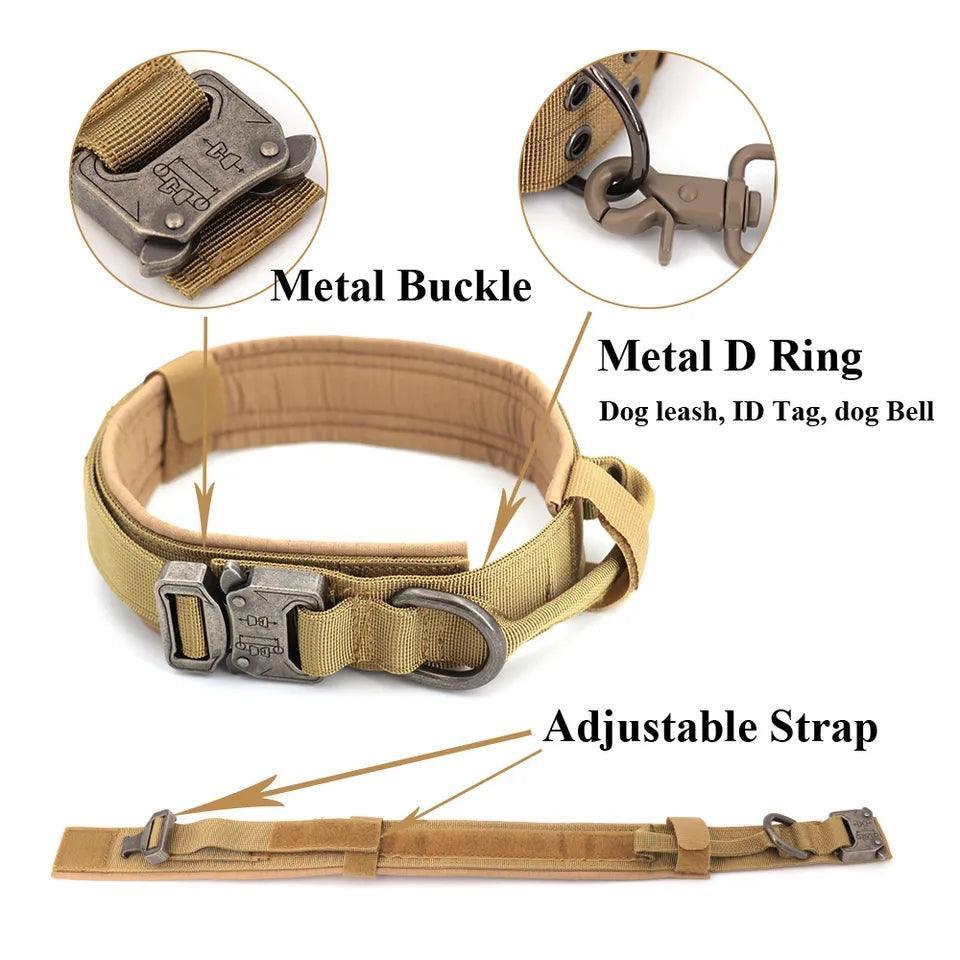 Military Grade Tactical Dog Harness Set