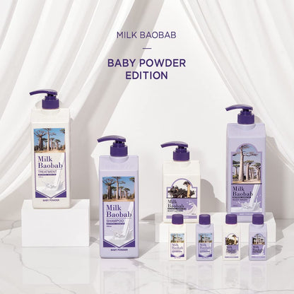 Milk Baobab Body Lotion – Bioklass Baby Powder Scented, Korean Skincare 16.9 oz