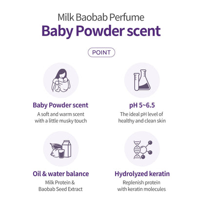 Milk Baobab Official Perfume Treatment – Baby Powder Scent (16.9 oz)