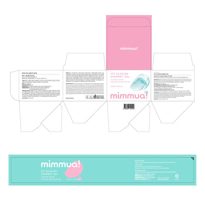 mimmua! Ice Sorbet Soothing & Cooling Face Moisturizer | Non-Comedogenic Gel Cream for Pores & Fungal Acne Safe | 3.38 oz