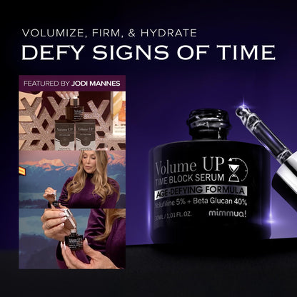 mimmua! Volume Up Time Block Serum — 5% Volufiline + 40% Beta Glucan | Plumps Wrinkles
