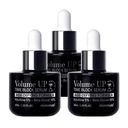 mimmua! Volume Up Time Block Serum — 5% Volufiline + 40% Beta Glucan | Plumps Wrinkles
