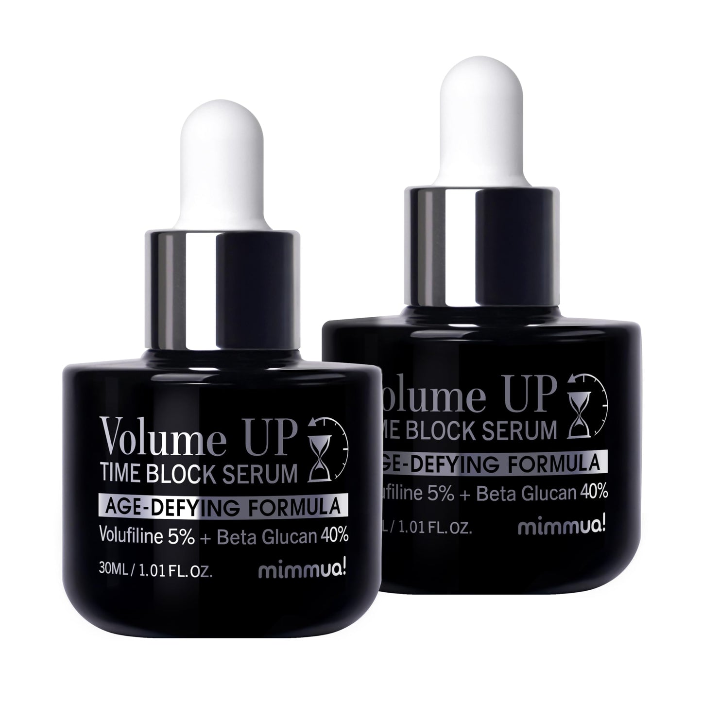 mimmua! Volume Up Time Block Serum – 5% Volufiline + 40% Beta Glucan | 2x30ml