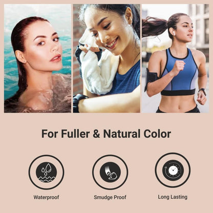MINA iBrow Henna Hair Color Professional Tint Kit with Brush – Gray Coverage, Up to 6 Weeks, No Ammonia or Lead, Vegan & Cruelty-Free | Up to 30 Applications (Blonde)