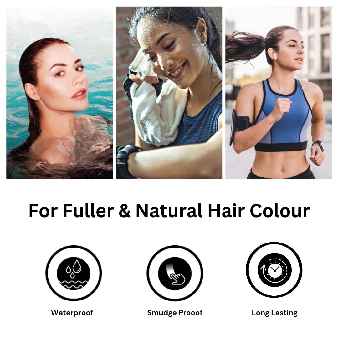 MINA iBrow Henna Color Tint Kit – Copper Brown | Covers Gray Hair, Up to 6 Weeks | No Ammonia, Vegan
