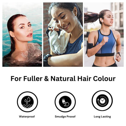 MINA iBrow Henna Color Tint Kit – Copper Brown | Covers Gray Hair, Up to 6 Weeks | No Ammonia, Vegan