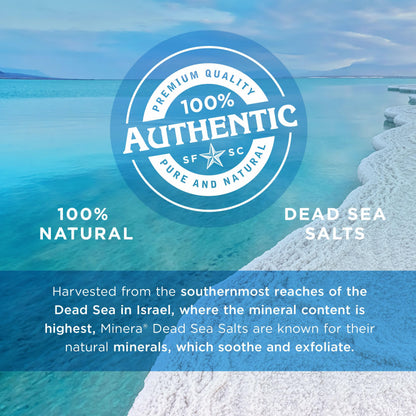 Minera Coarse Grain Dead Sea Salt – 19 lb Bulk Bath Salt, Pure & Natural, Unscented