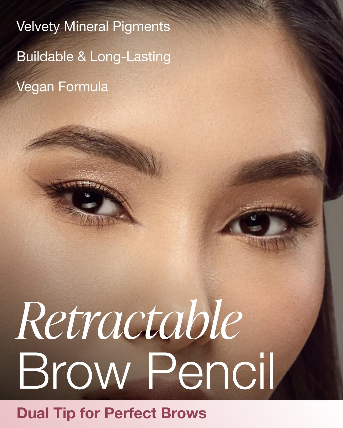 Mineral Fusion Retractable Brow Pencil (Medium Brown) – 2025 Beauty Heroes Award Winner | Shape & Define