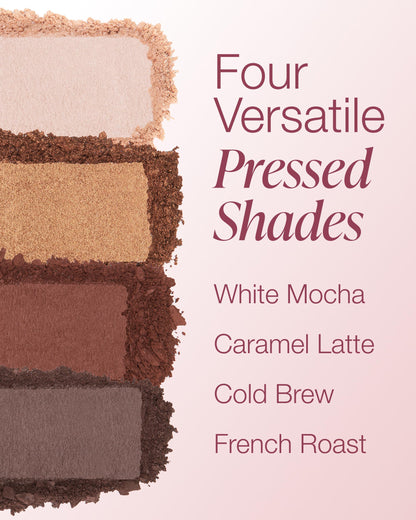 Mineral Fusion Eyeshadow Palette Coffee Break | Vegan, Matte, Satin & Shimmer Finishes