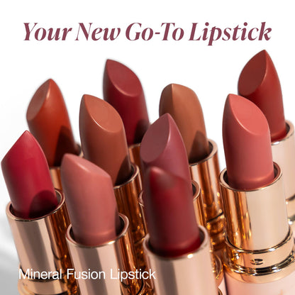 Mineral Fusion Lipstick Kir Royale – Long-Lasting, Smudge-Free Color with Avocado Oil