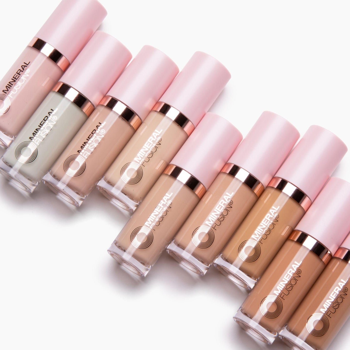 Mineral Fusion Liquid Concealer Medium Olive — Vegan, Lightweight, Full-Coverage