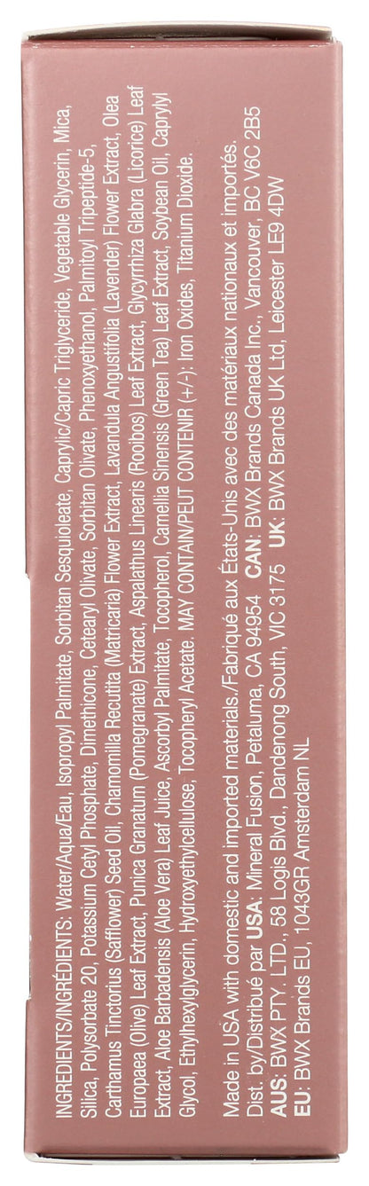 Mineral Fusion Full Coverage Liquid Foundation Deep 3 (Tan–Deep) with Golden Undertones | 12-Hour Hydration, Hypoallergenic & Vegan, 1 fl oz