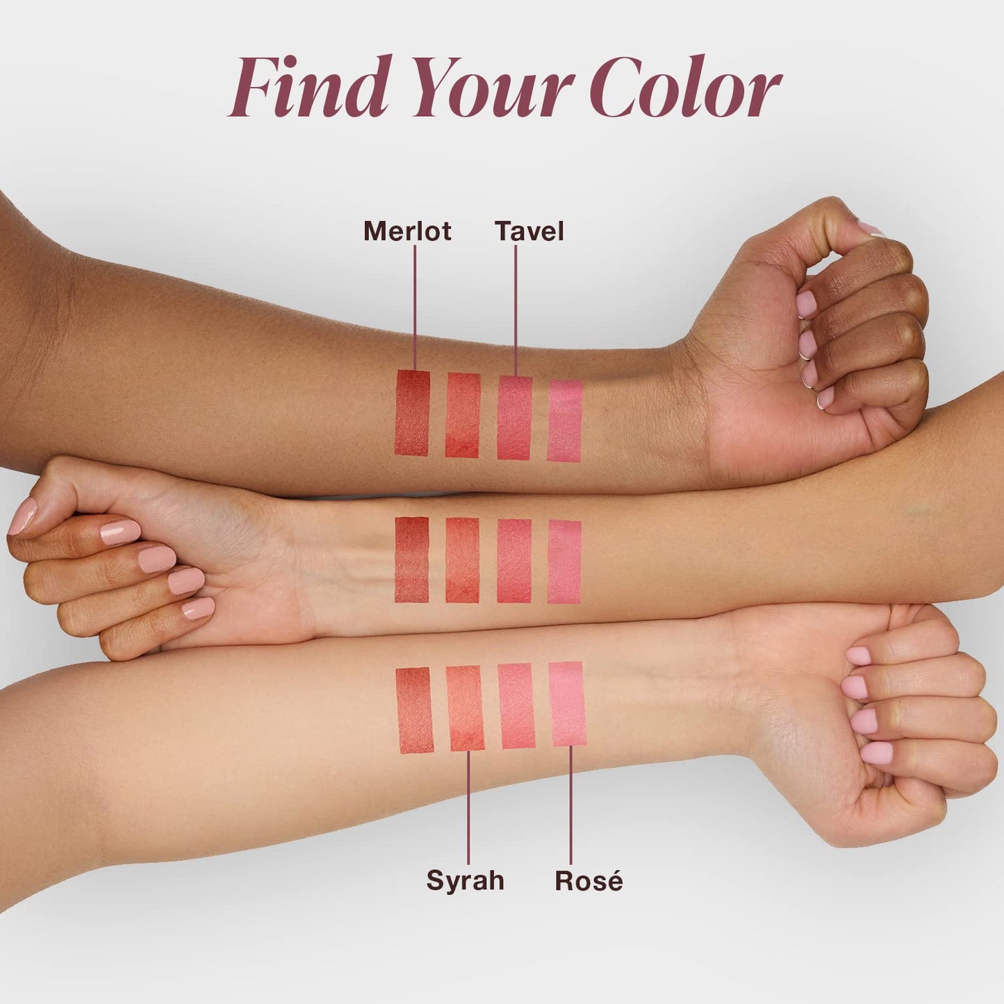 Mineral Fusion 2-in-1 Lip & Cheek Stain Rose – Hydrating Matte Color (0.10 oz)