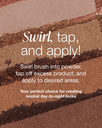 Mineral Fusion Soiree Eyeshadow Palette | Vegan Eye Makeup with Matte, Satin, and Shimmer Finishes