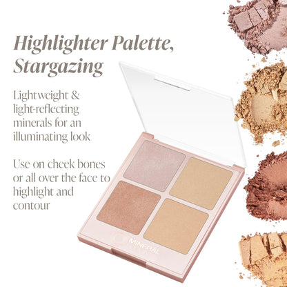 Mineral Fusion Stargazing Highlighter Palette – Lightweight Shimmer