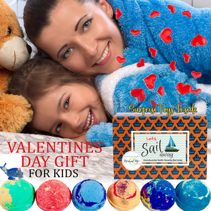Mineral Me California Kid Bath Bombs with Toys Inside — Organic & Gentle