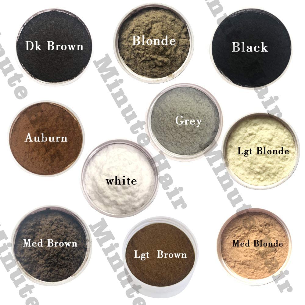 Minute Hair Biggie Sized 57g Dark Brown Hair Fibers – Refillable Bottle