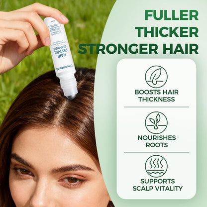 Minyang Orrenaturals Hair Revival Ampoule – Hair Growth Serum Roll-On for Fuller, Thicker Hair