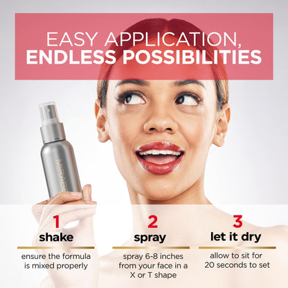 Mirabella Bulletproof Matte Setting Spray – 12-Hour Hold, Weightless Matte Finish