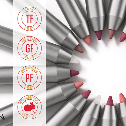 Mirabella Line and Define Lip Definer – Retractable Lip Pencil with Built-In Sharpener (Bratty)
