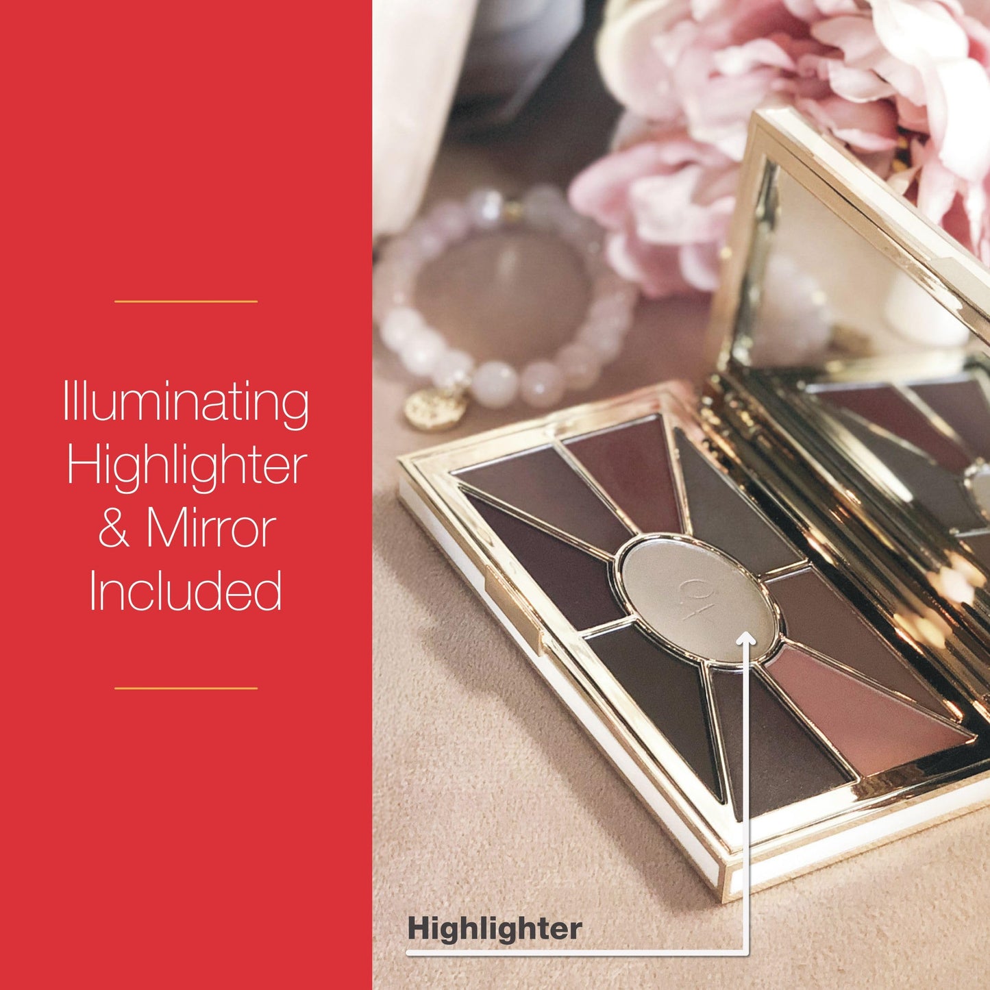 Mirabella Eye Love You Neutral Shimmer Eyeshadow Palette – Ultra Pigmented Matte & Shimmer Shades (Rendezvous)