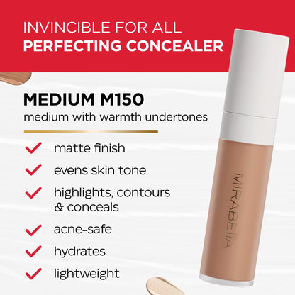Mirabella Invincible For All Perfecting Under Eye Concealer M150 – Full Coverage & Hydration
