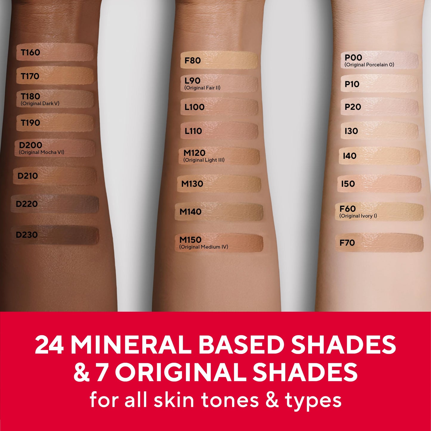 Mirabella Invincible for All HD Liquid Foundation – Hydrating, Full-Coverage Demi-Matte Finish, Tan T160