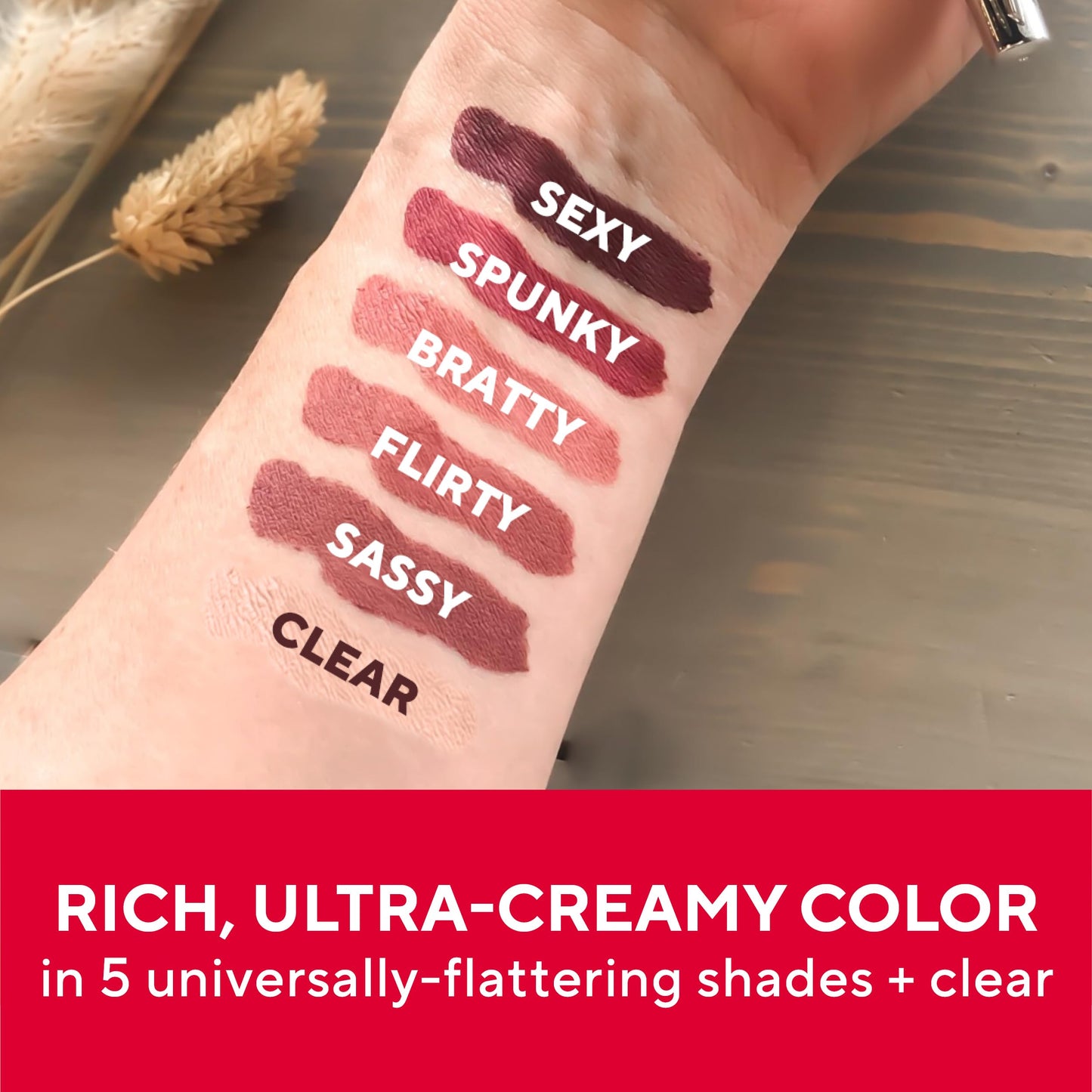 Mirabella Line & Define Lip Definer – Ultra-Creamy, Long-Lasting Retractable Lip Pencil with Vitamin C & E