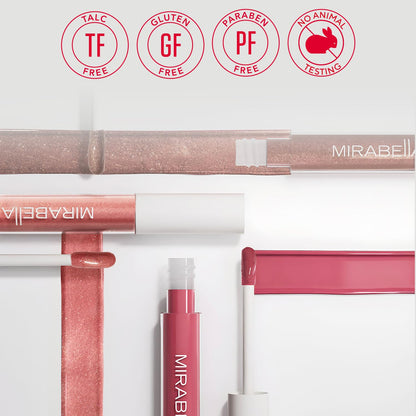Mirabella Luxe Matte Lip Gloss – Long-Wear, Full-Coverage Lip Gloss That Won’t Dry or Crack