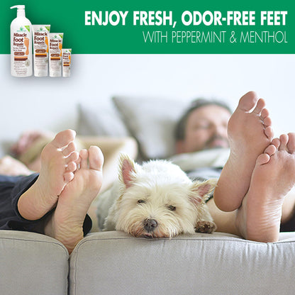 Miracle Foot Repair Cream – 60% Ultra Aloe Hydration, 1 oz, 12 Pack | Miracle of Aloe