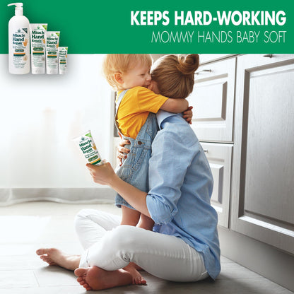 Miracle of Aloe Hand Repair Cream – 60% UltraAloe, 8 oz, Non-Greasy, Fast-Absorbing (2-Pack)
