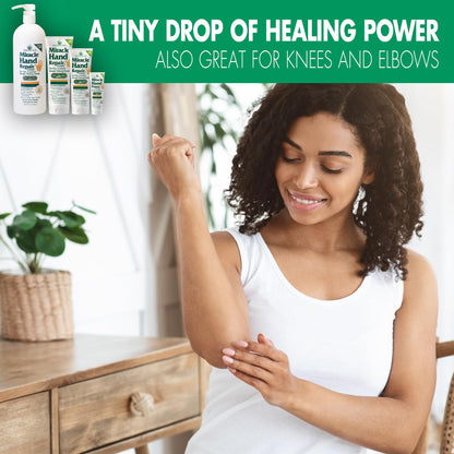 Miracle of Aloe Hand Repair Cream - 8 oz | Fast-Absorbing, Non-Greasy Hydration for Dry Hands