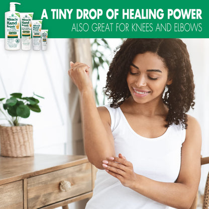 Miracle of Aloe Hand Repair 8 oz & Foot Repair 1 oz – Fast-Absorbing Moisturizing Duo