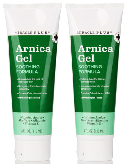 Miracle Plus Arnica Bruise Gel – Extra Strength Vitamin K, 2-Pack