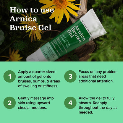 Miracle Plus Arnica Bruise Gel – Extra Strength Vitamin K, 2-Pack