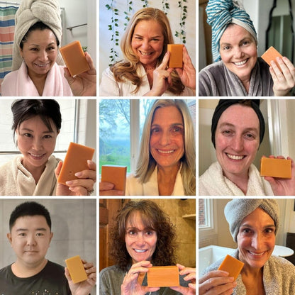 Mirai Persimmon Soap Bar for Body (100g) – Nonenal Odor Control with Japanese Persimmon & Green Tea