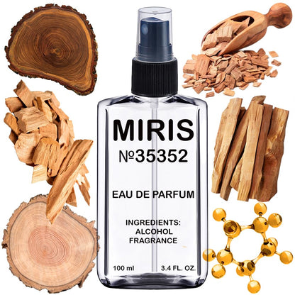 MIRIS No. 35352, Inspired by Molecu 04, Long-Lasting Unisex Eau de Parfum | 3.4 Fl Oz / 100 ml