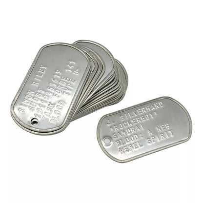 MISPRINTED Dog Tag. Single US SPEC DOG TAG ONLY UK SELLER