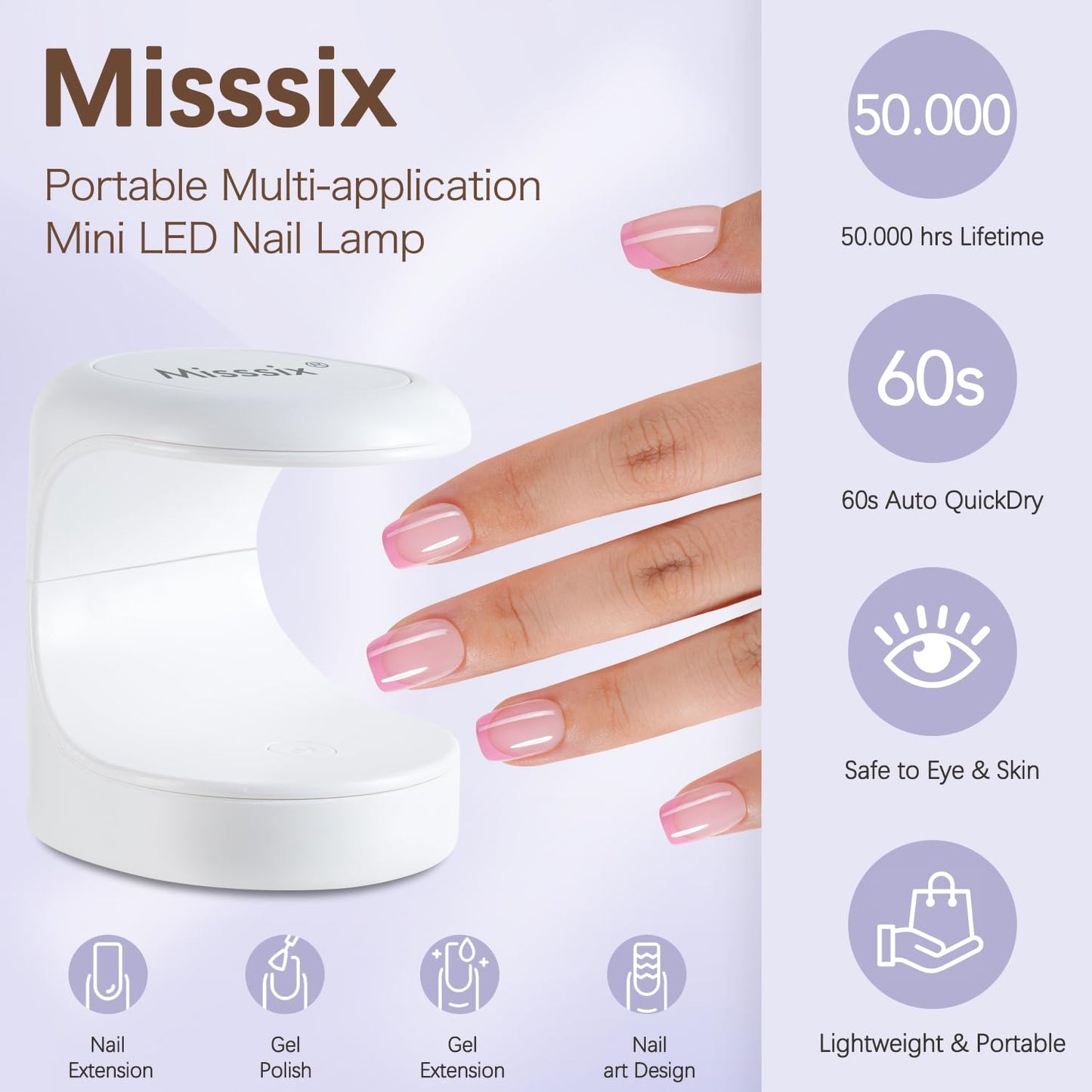 Misssix French Tip Press On Nails – 150 Pcs Short Almond Soft Gel Tips Starter Kit