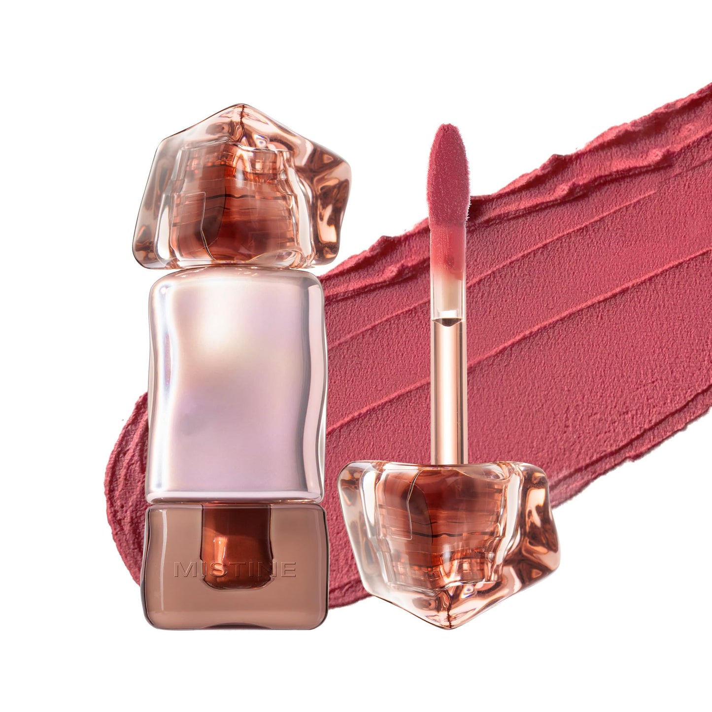 Mistine Cream Lip Gloss Thai Latte M03 Freshly Brewed Guava – Long Lasting Matte Lip Gloss