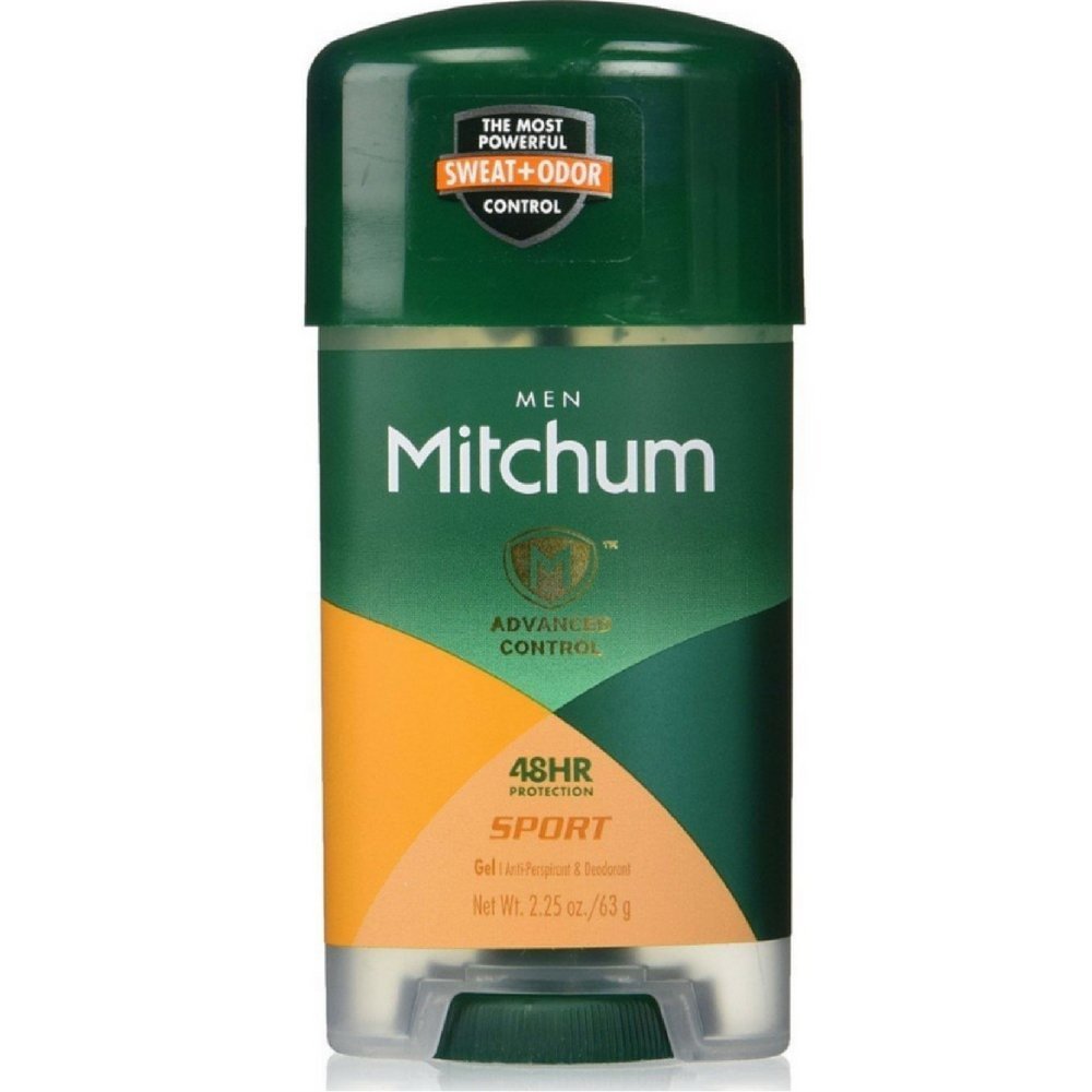 Mitchum Clear Gel Sport 2.25oz | Anti-Perspirant & Deodorant (Pack of 3)