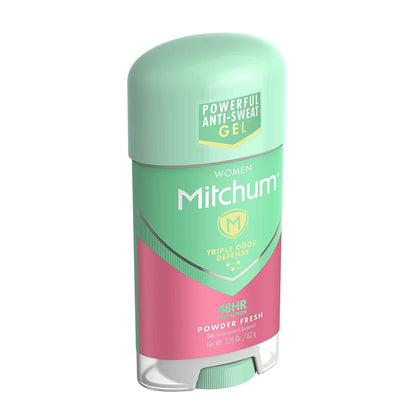 Mitchum Gel Anti-Perspirant Deodorant for Women - Powder Fresh, 4-Pack