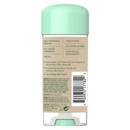 Mitchum Natural Power Gel Cream for Women, Sweet Jasmine – Aluminum-Free, 24-Hour Odor & Wetness Protection