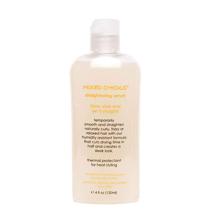 Mixed Chicks Straightening Serum – Thermal Protection, 4 fl oz / 120 ml