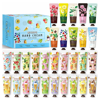MIYUELENI 30-Pack Hand Cream Gift Set – 20ml Travel-Size Moisturizers for Dry Hands, Ideal Gifts