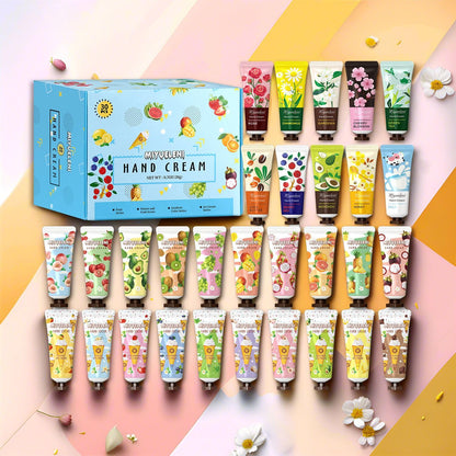 MIYUELENI 30-Pack Hand Cream Gift Set – 20ml Travel-Size Moisturizers for Dry Hands, Ideal Gifts