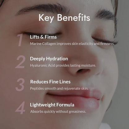 MIZON Collagen Power Lifting Emulsion – Marine Collagen, Adenosine & Peptides for Hydration & Elasticity | 120 ml